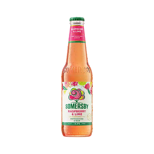 SOMERSBY RASPBERRY LIME CIDER - 24X 33 CL